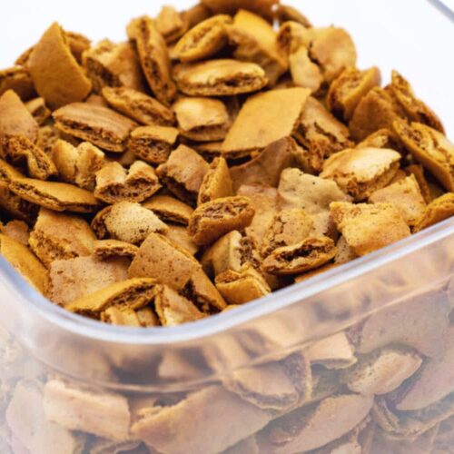 Selbstgemachte Croutons aufbewahren
