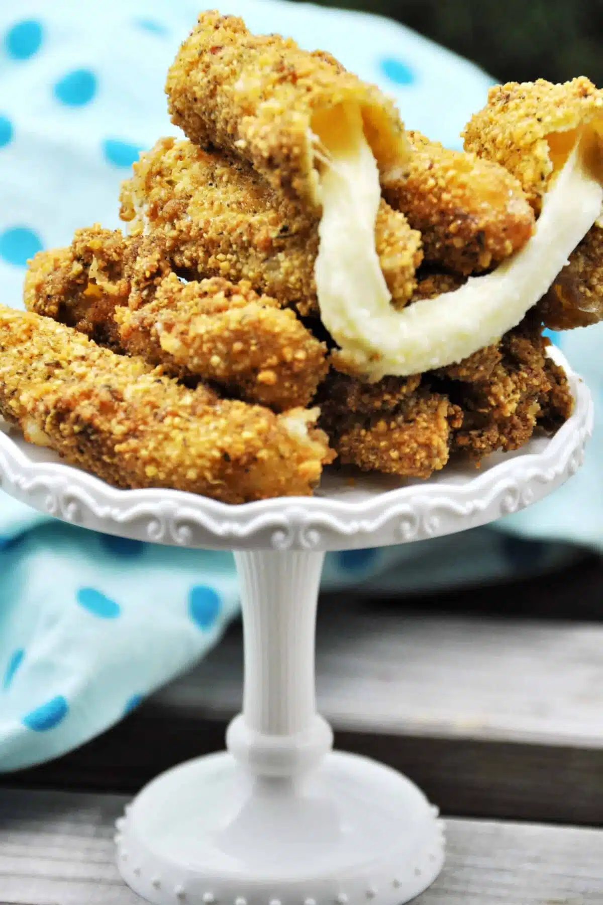 Rezept für Low Carb Mozzarella Sticks