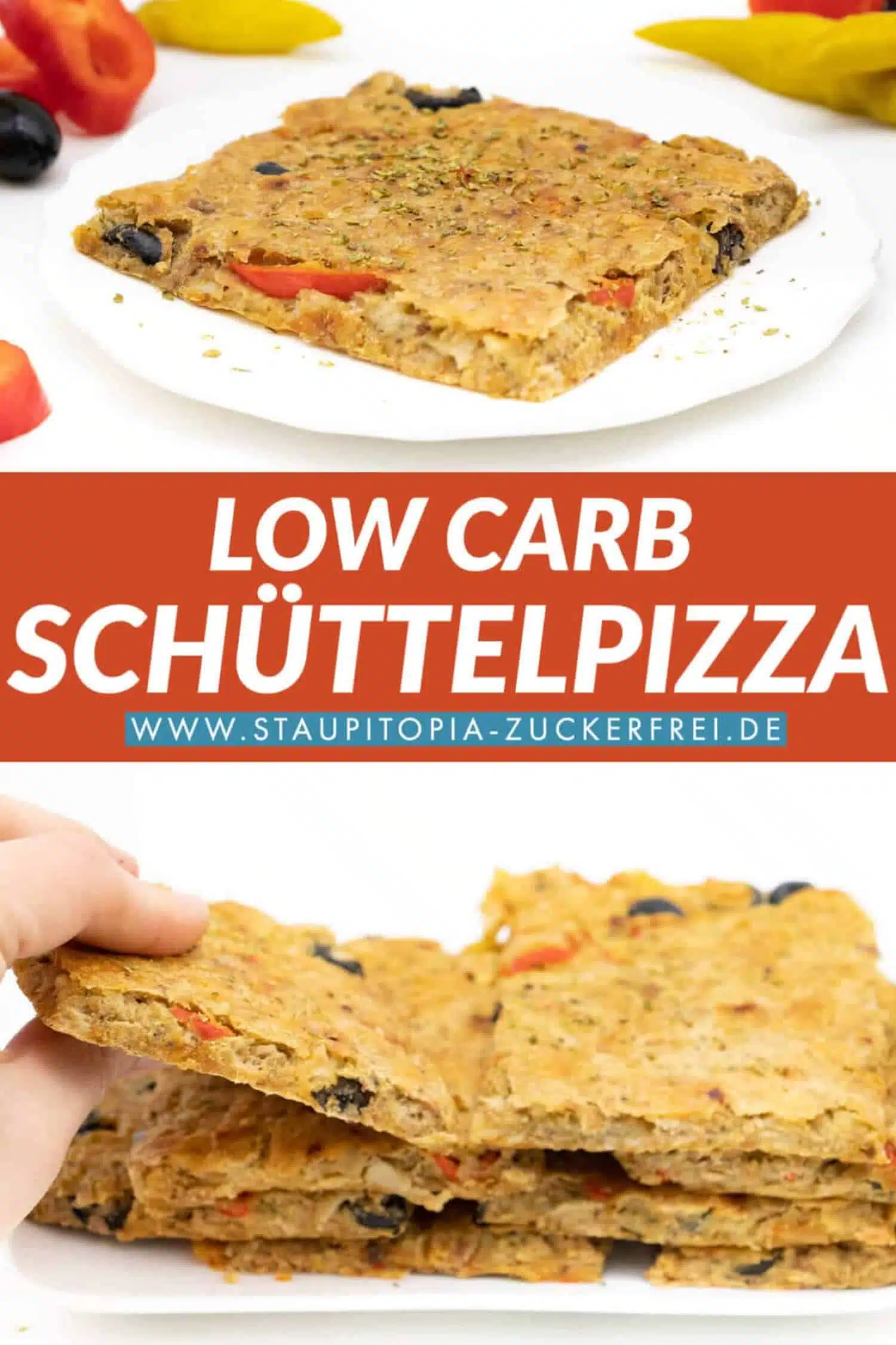 Schüttelpizza Low Carb Rezept
