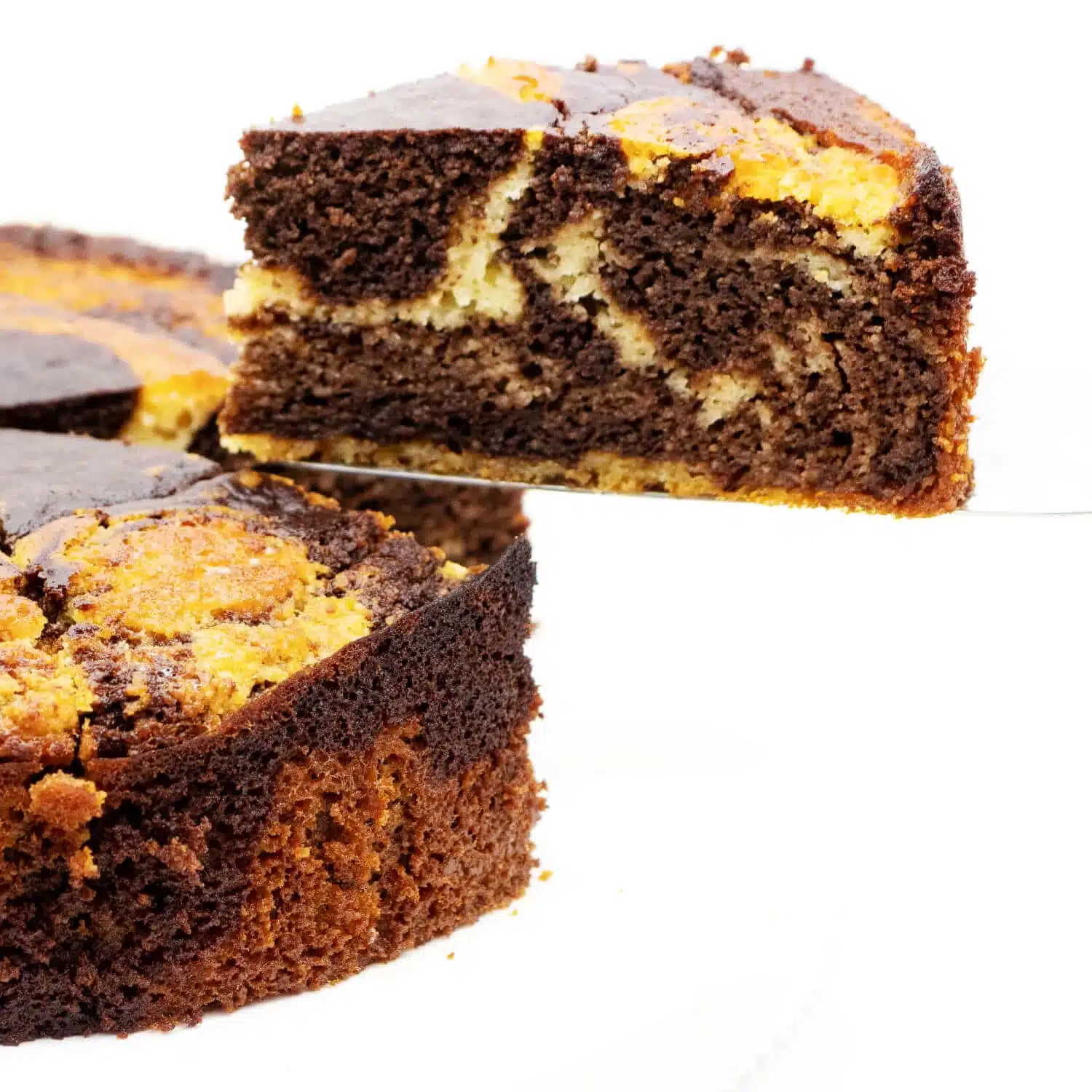 Zebrakuchen ohne Zucker backen