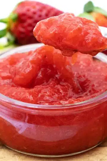 Erdbeer Rhabarber Marmelade ohne Zucker selber machen