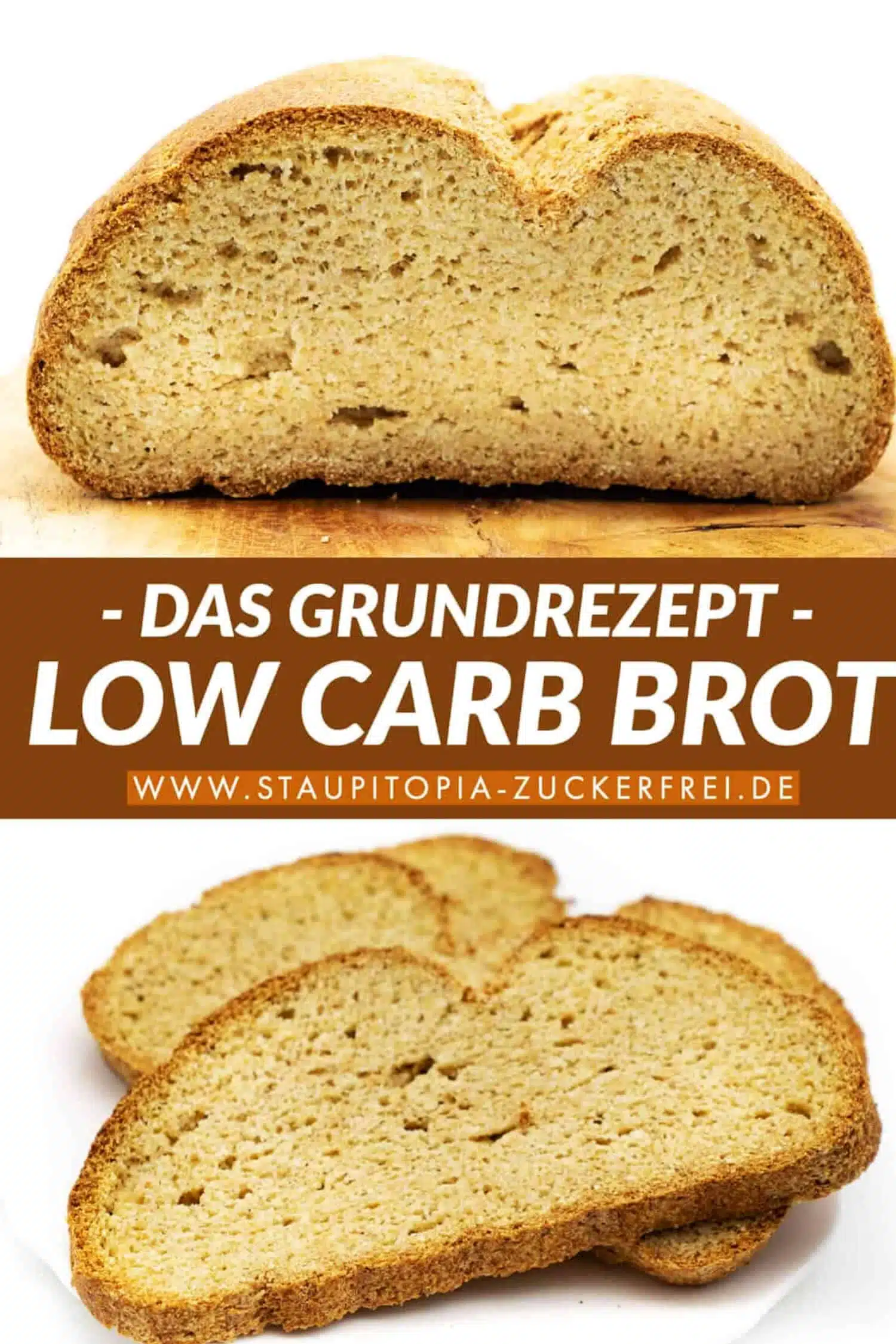 Low Carb Brot ohne Ei Rezept