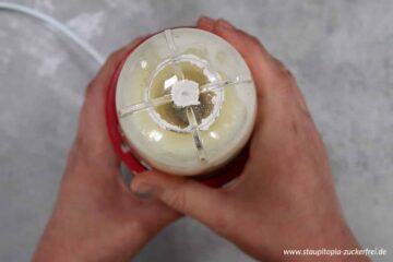 Zitronensorbet Masse vorbereiten