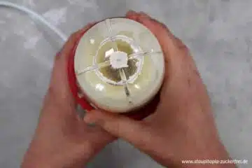 Zitronensorbet Masse vorbereiten