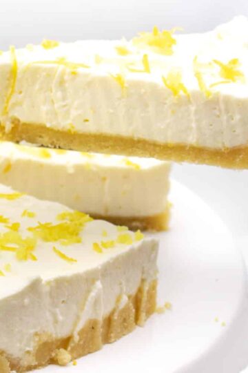 Zitronen Buttermilch Torte ohne Zucker und ohne Backen