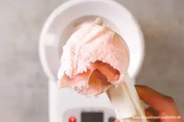 Zubereitung Low Carb Erdbeereis ohne Zucker Schritt 4