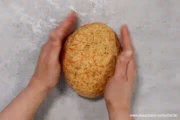 Zubereitung Low Carb Karotten Walnuss Brot Schritt 3