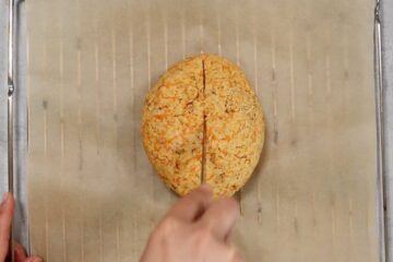 Zubereitung Low Carb Karotten Walnuss Brot Schritt 4