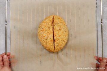 Zubereitung Low Carb Karotten Walnuss Brot Schritt 5