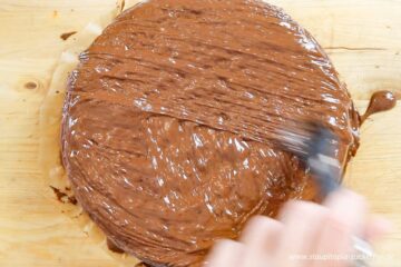 Zubereitung Schokokuchen ohne Zucker Schritt 5