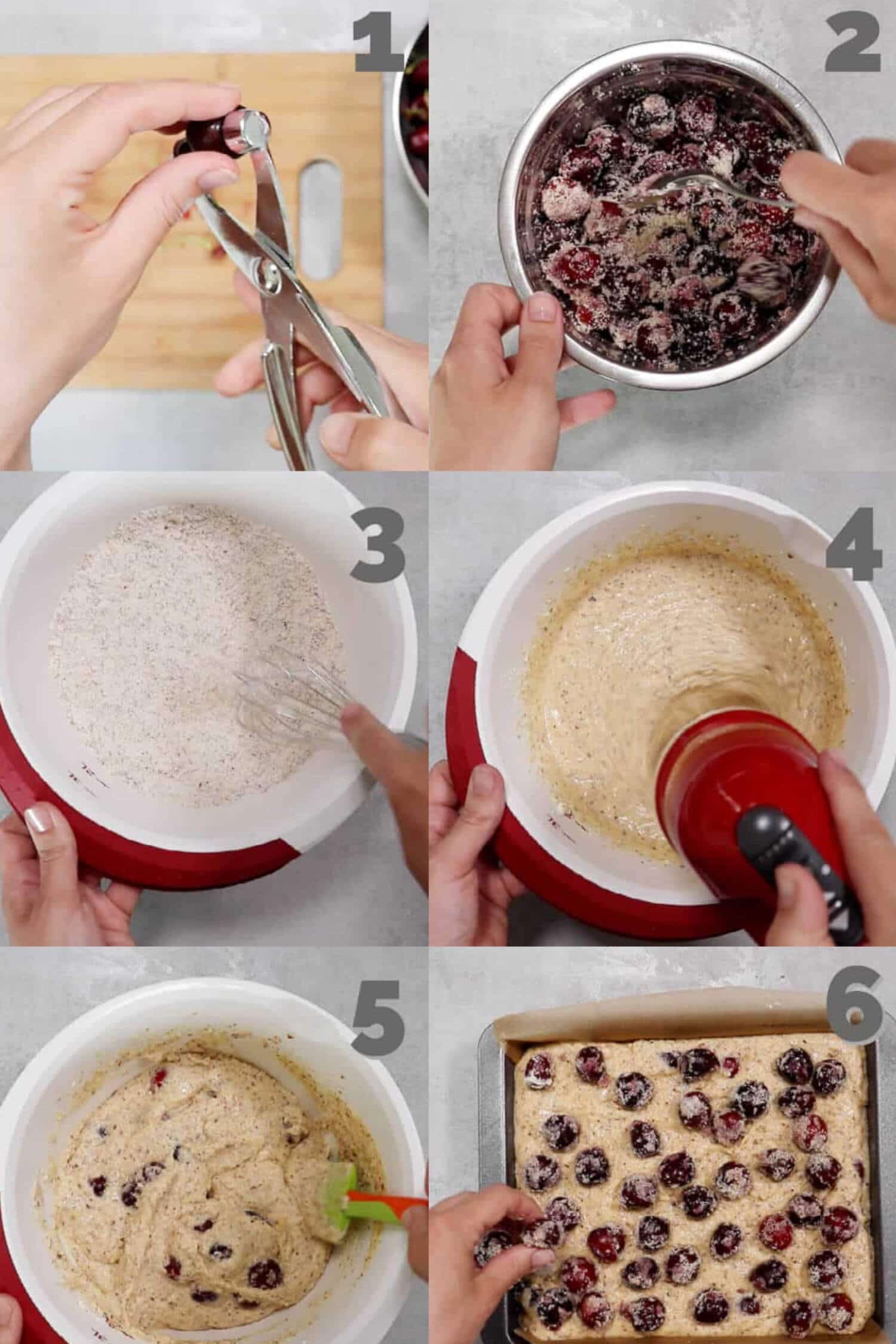Kirschkuchen Rührteig Zubereitung einfach und schnell