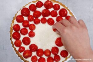 Zubereitung Erdbeerkuchen ohne Zucker Schritt 4