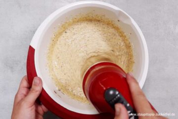 Zubereitung Kirschkuchen ohne Zucker Schritt 4