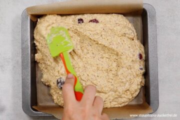 Zubereitung Kirschkuchen ohne Zucker Schritt 7