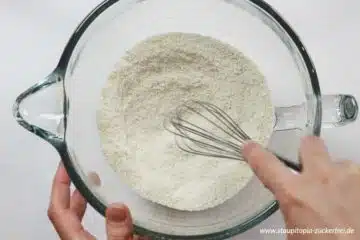 Zubereitung Low Carb Marmorkuchen Schritt 1