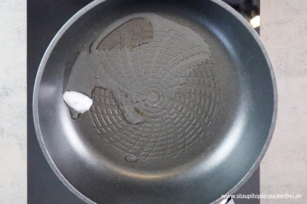 Zubereitung Low Carb Pfannkuchen Schritt 3
