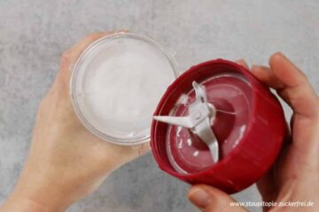 Zubereitung Low Carb Quarkauflauf Schritt 1