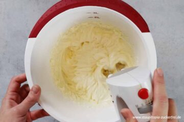 Zubereitung Low Carb Quarkauflauf Schritt 2