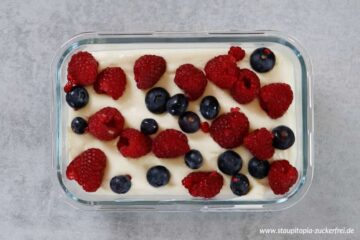 Zubereitung Low Carb Quarkauflauf Schritt 4