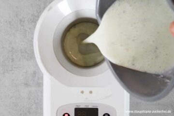 Zubereitung Low Carb Vanilleeis Schritt 3