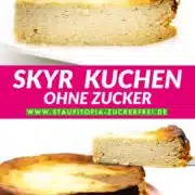 Skyr Kuchen ohne Zucker Rezept