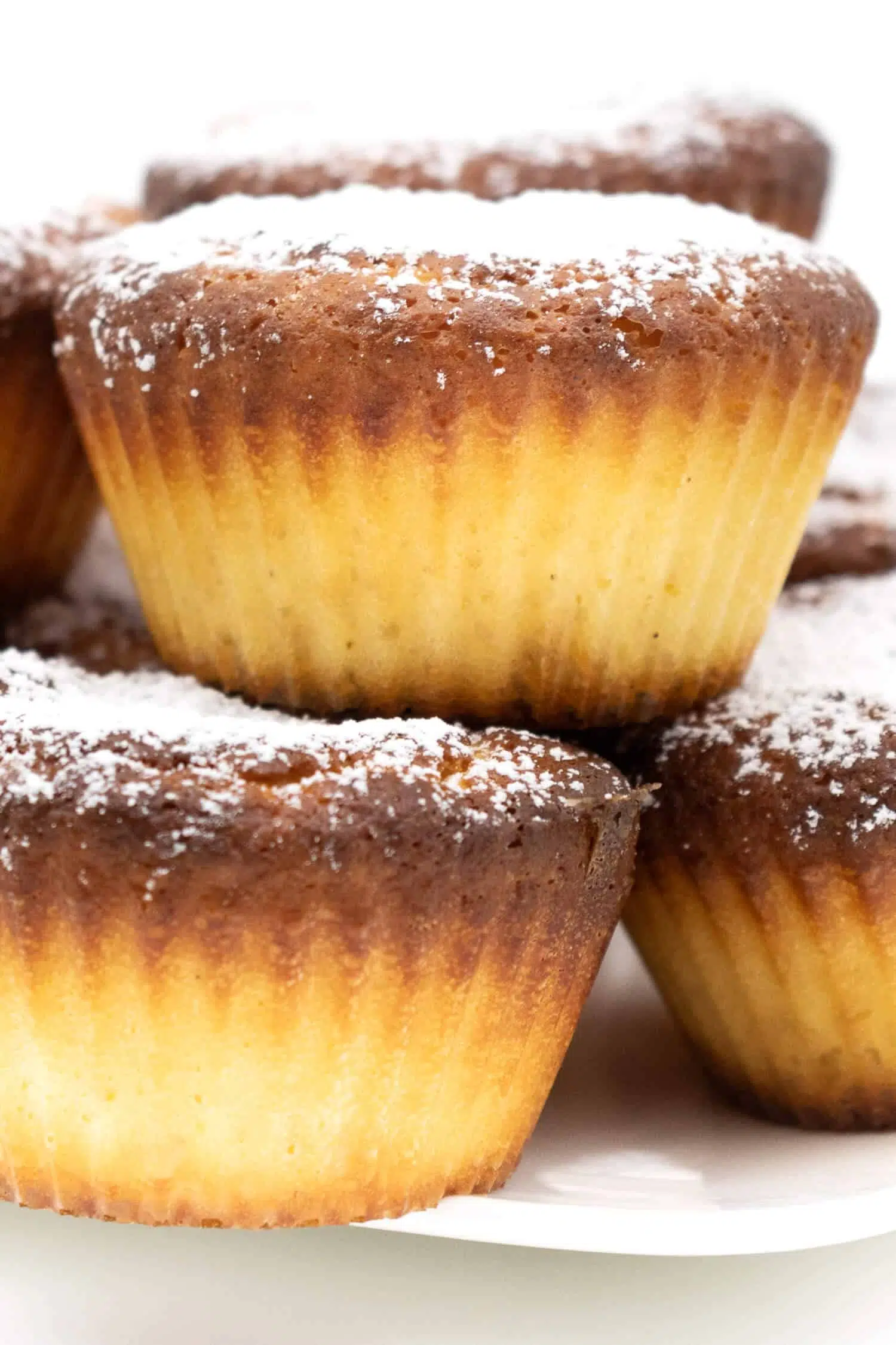 Rezept für einfache saftige Vanille Muffins ohne Zucker