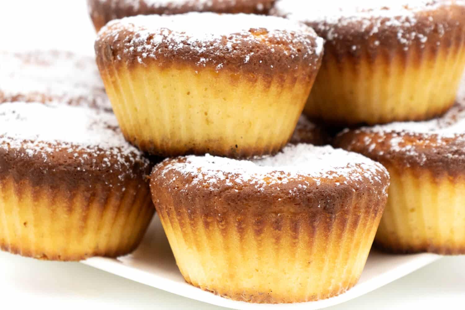 Einfache Vanille Muffins ohne Zucker backen