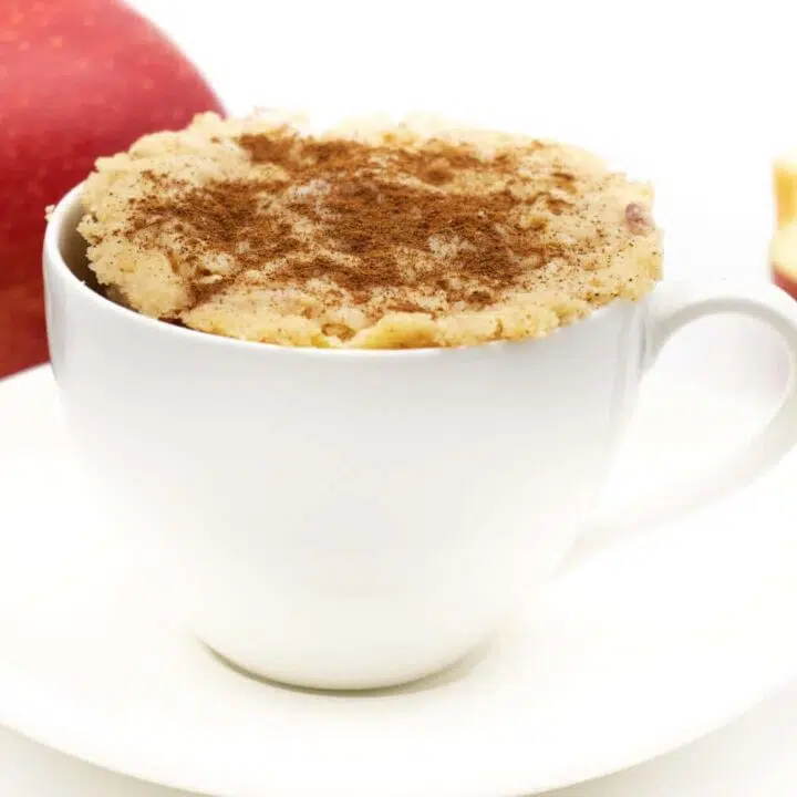 Low Carb Apfel Tassenkuchen Rezept