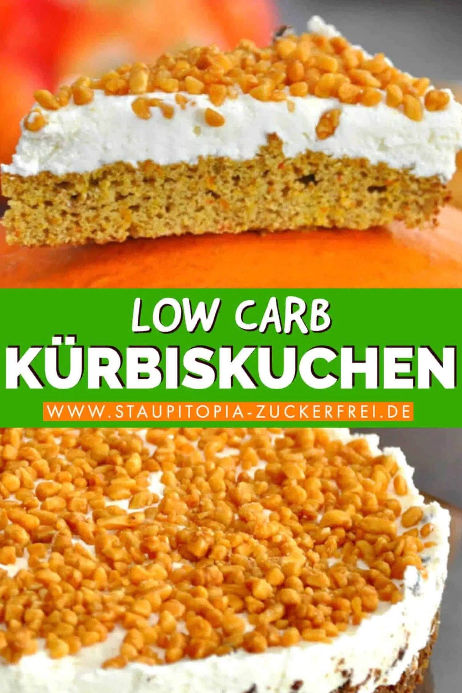 Low Carb Kürbiskuchen Rezept ohne Mehl