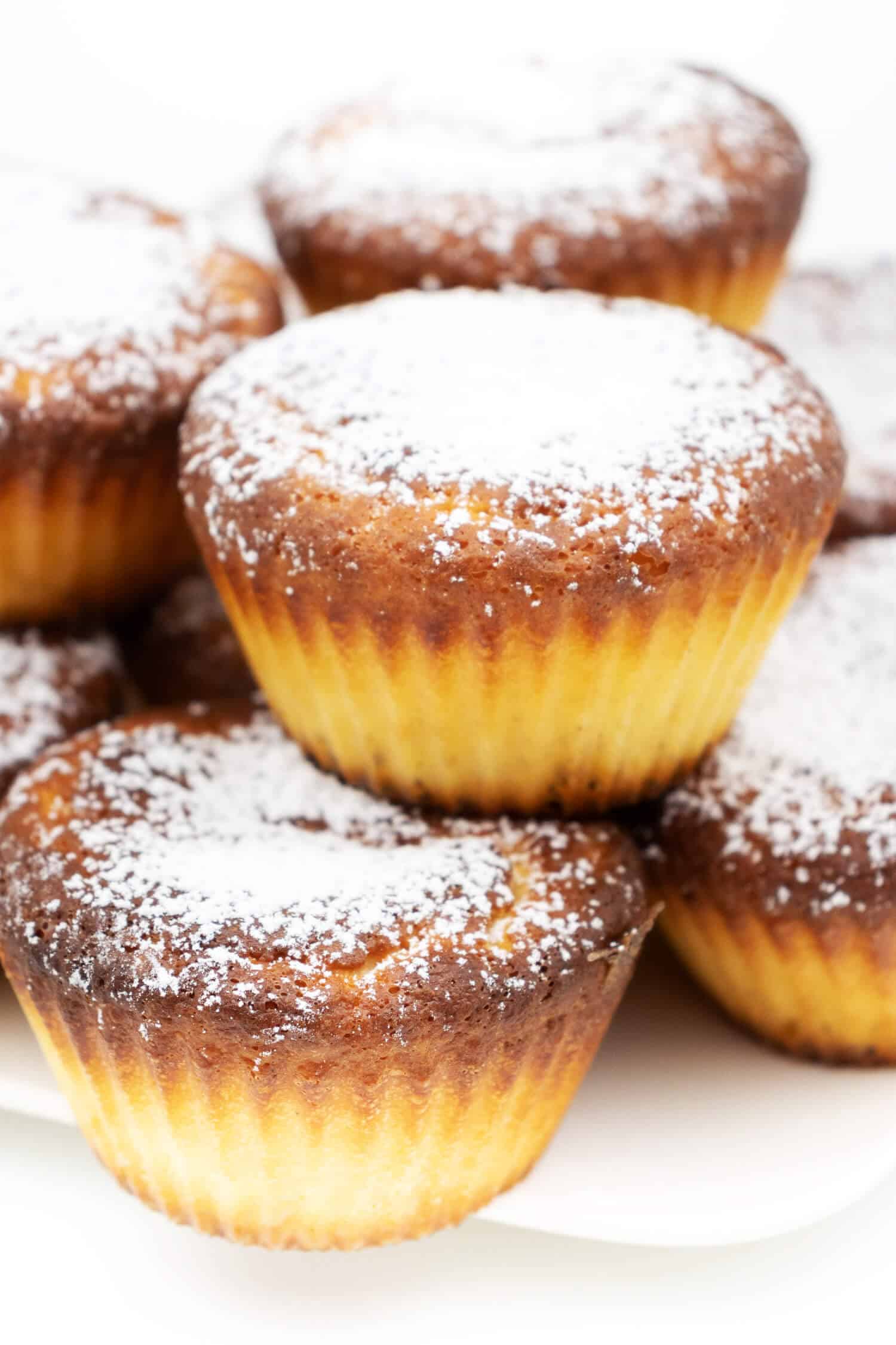 Low Carb Vanille Muffins mit Kokosmehl