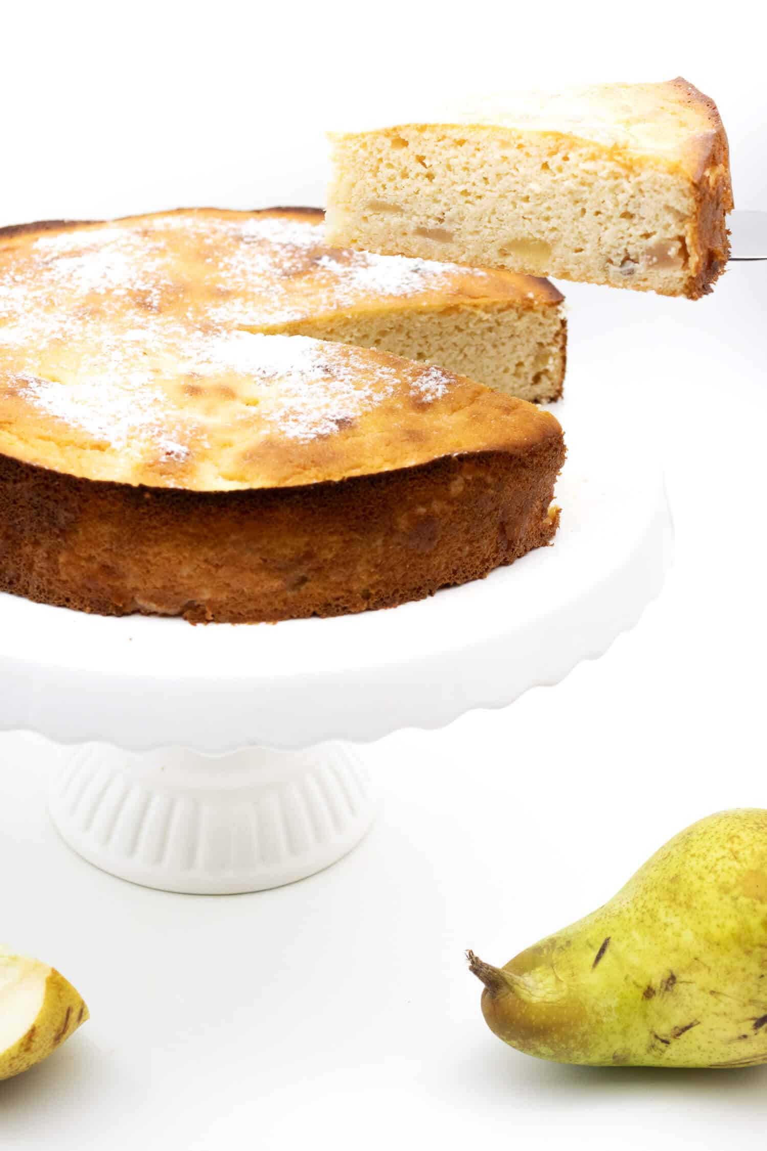 Saftiger Kuchen mit Birnen