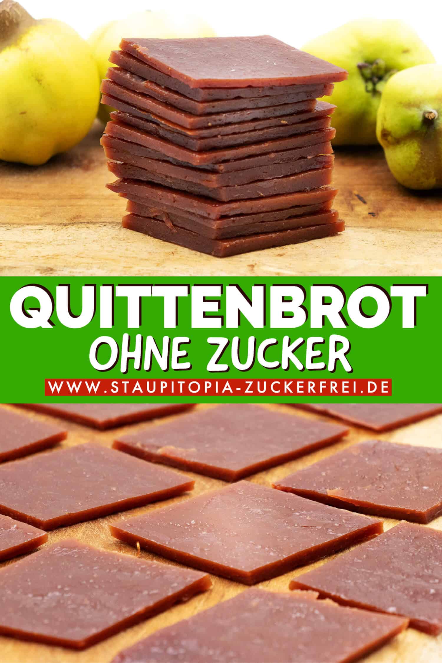 Gesundes Quittenbrot Rezept ohne Zucker