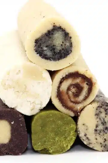 1 Teig 7 verschiedene Kekse - Low Carb Kekse von der Rolle Rezept