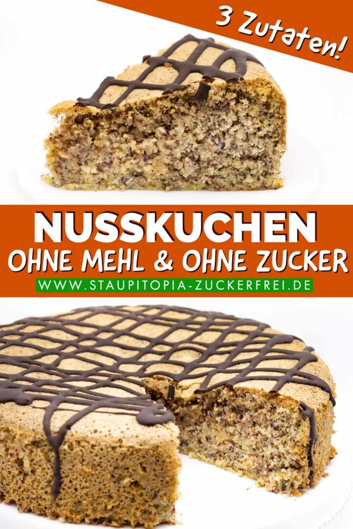 Saftiger Nusskuchen Ohne Mehl Und Zucker - Staupitopia Zuckerfrei