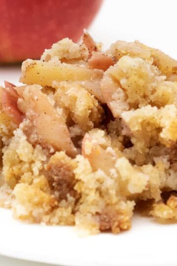 Low Carb Apple Crumble ohne Zucker Rezept