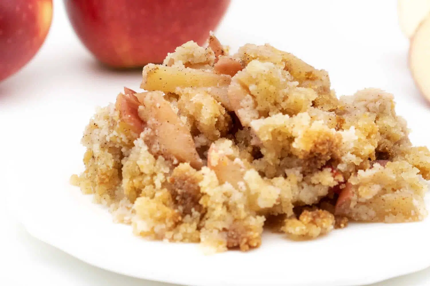 Low Carb Apple Crumble ohne Zucker Rezept
