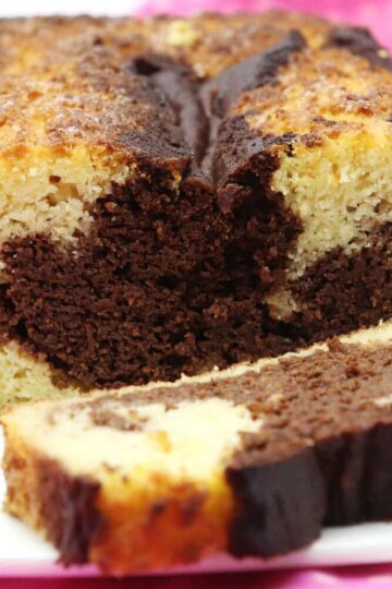 Low Carb Marmorkuchen mit Kokosmehl Rezept