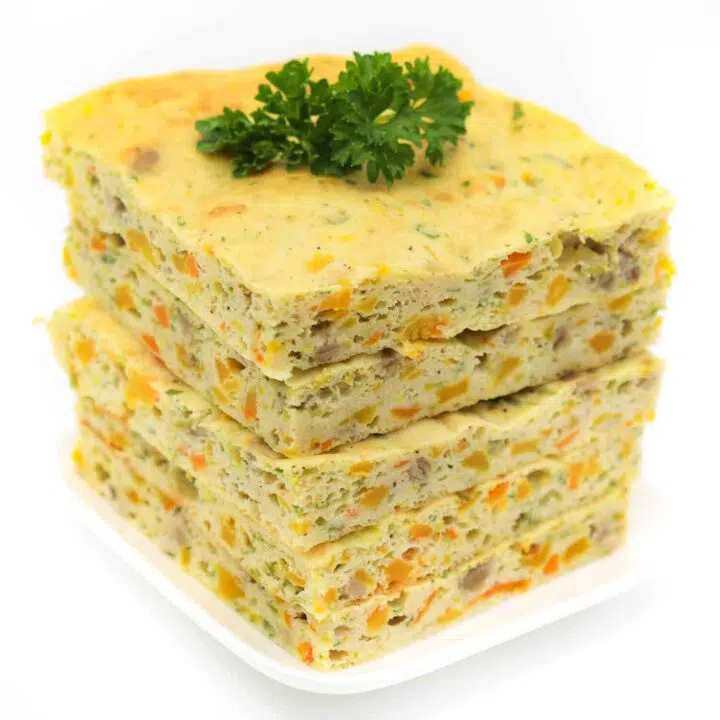 Low Carb Ofenpfannkuchen mit Kürbis Rezept - Abendessen ohne Kohlenhydrate