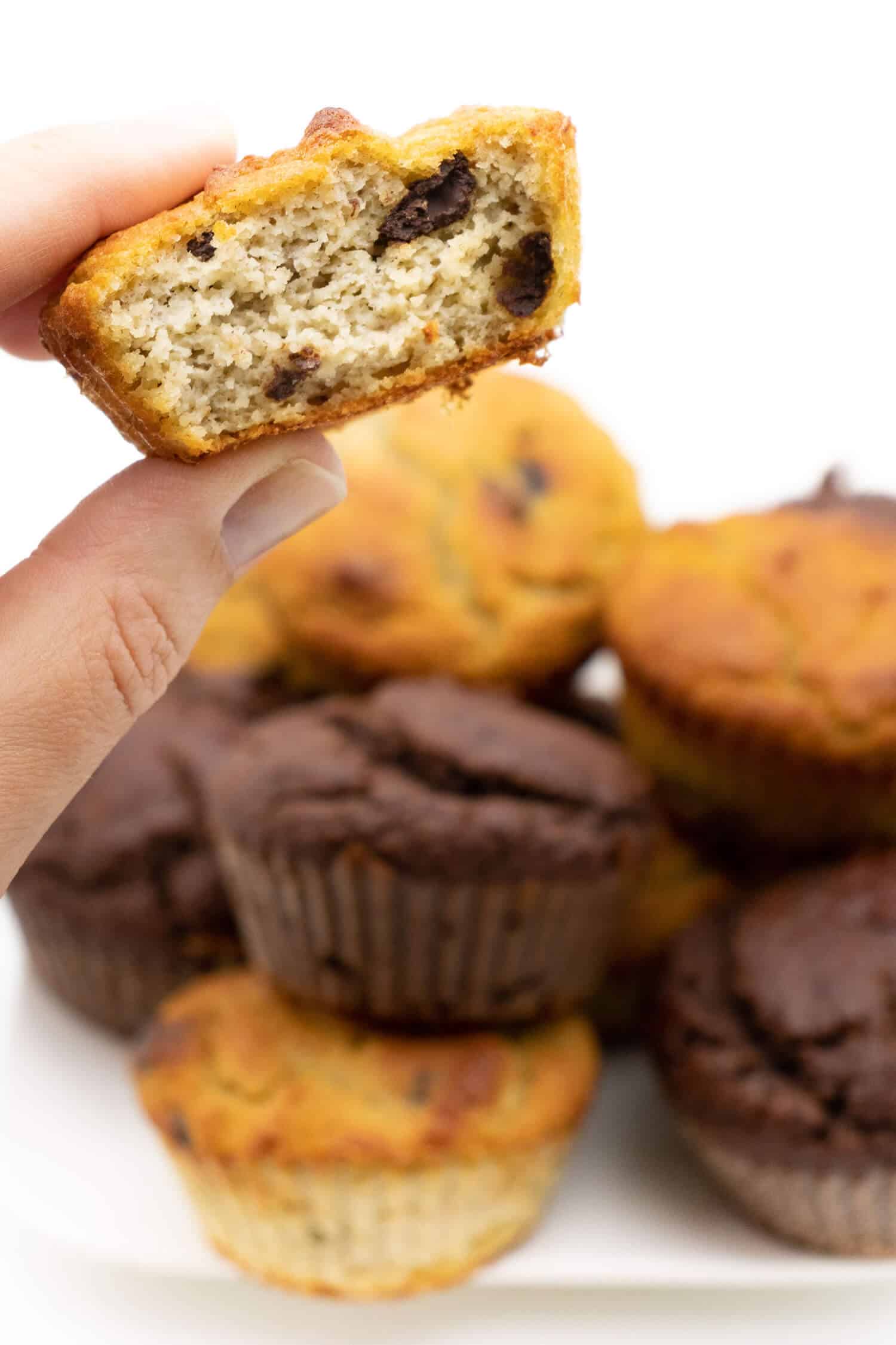 Bananenmuffins gesund und ohne Zucker