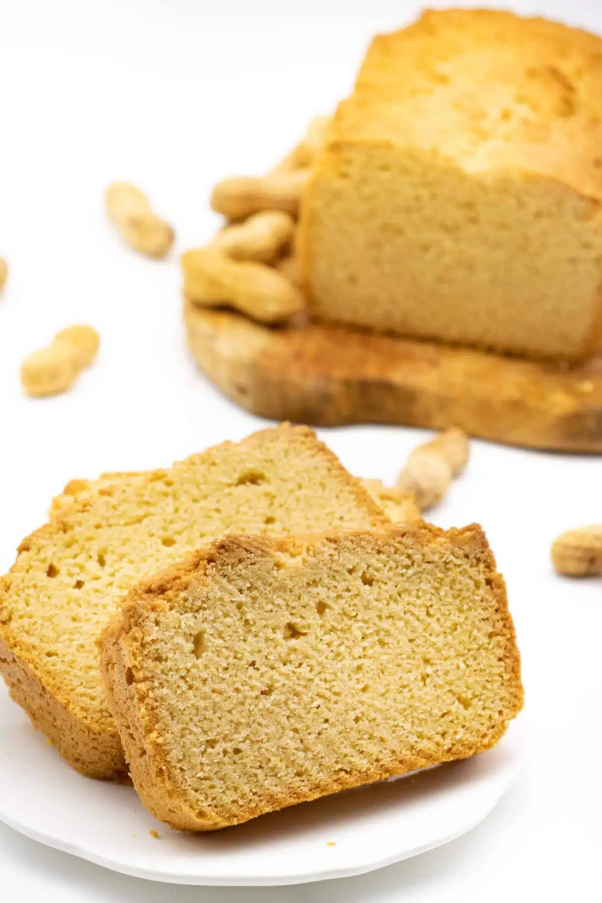 Zuckerfreier Kuchen mit Erdnussbutter