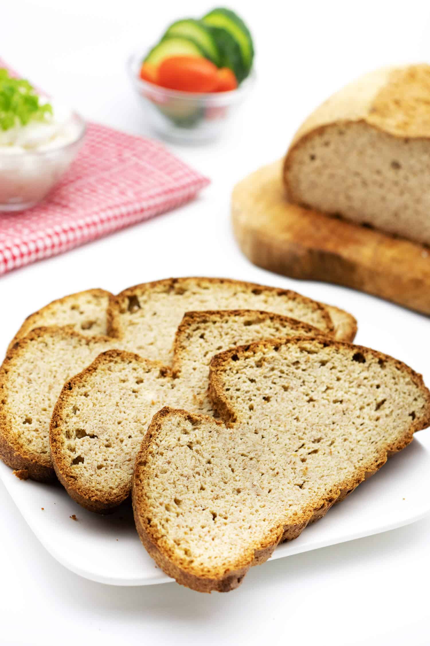 Low Carb Brot Backmischung mit wenigen Kohlenhydraten
