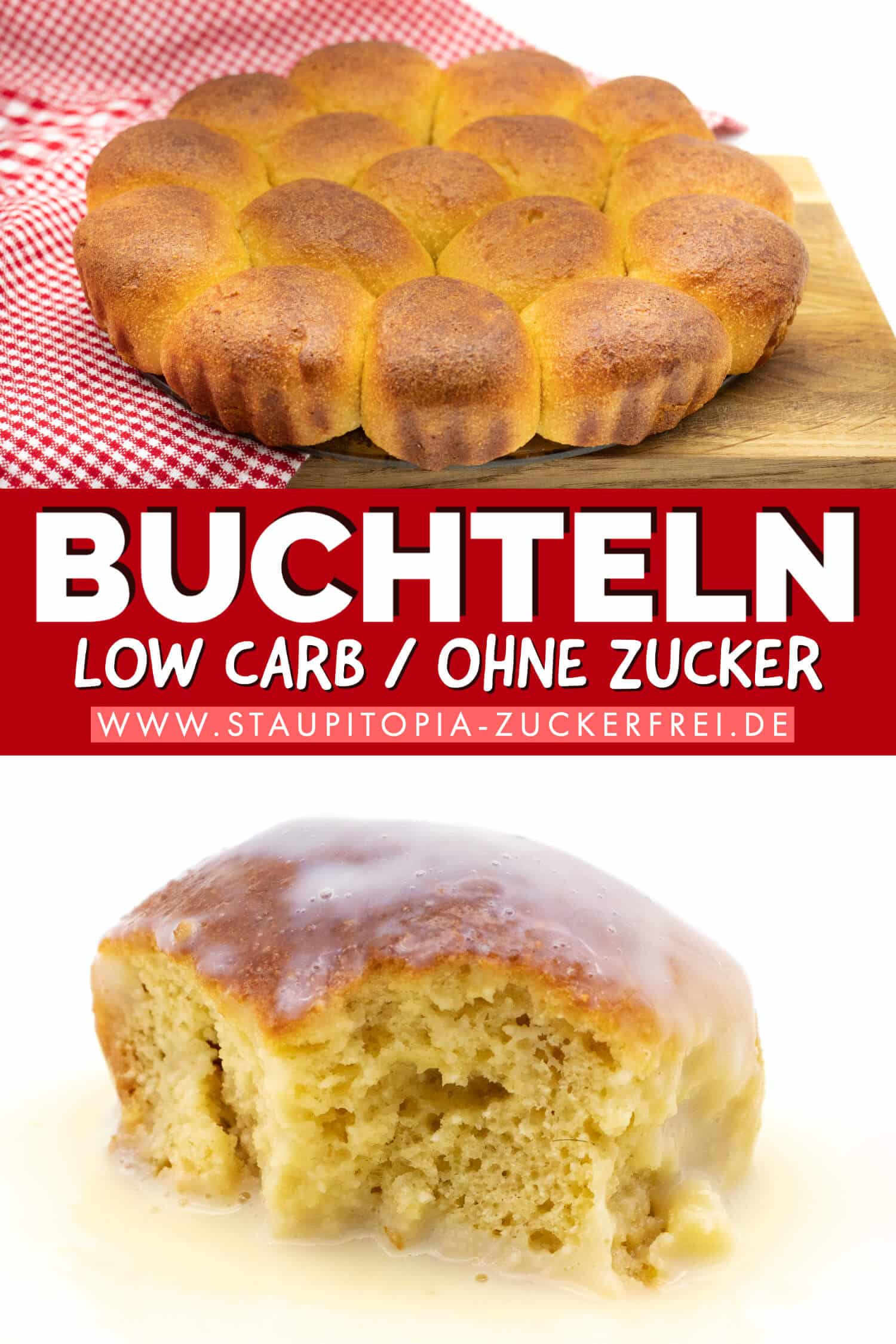 Low Carb Buchteln ohne Zucker Rezept