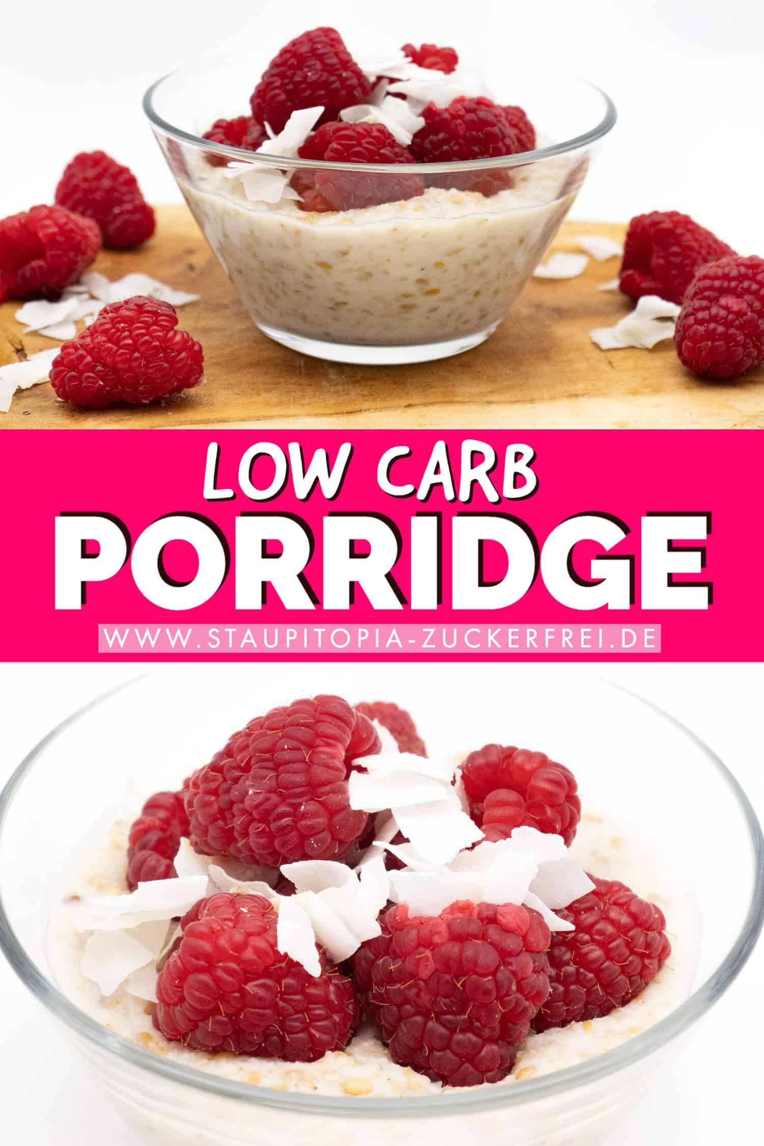 Low Carb Porridge ohne Zucker Rezept