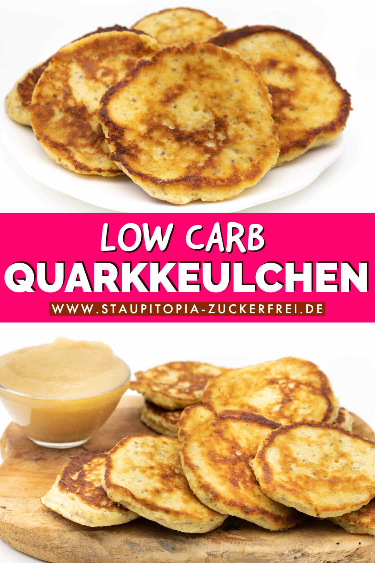 Low Carb Quarkkeulchen Rezept ohne Mehl