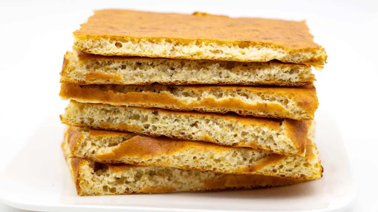 gesundes Leinsamen Brot ohne Mehl Rezept Low Carb