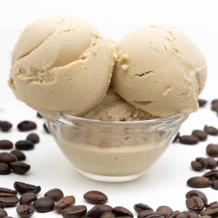 Kaffee Eis ohne Zucker Rezept