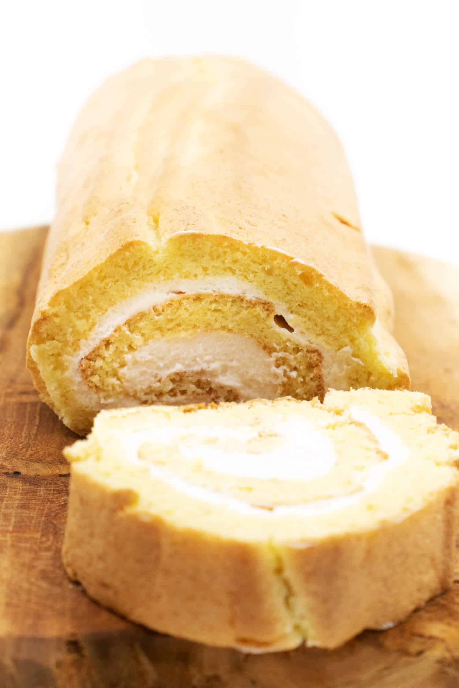 Low Carb Biskuitrolle backen ohne Zucker