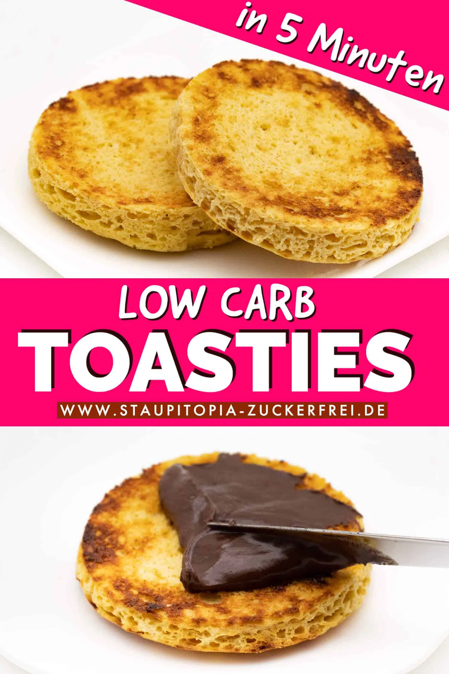 Low Carb Toasties selber machen schnell und einfach