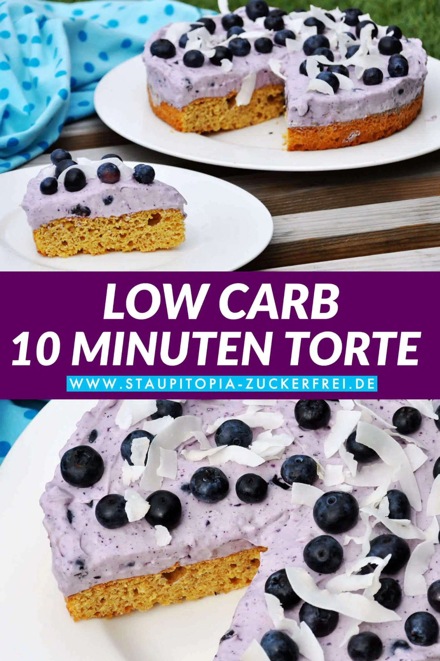 Low Carb Torte in 10 Minuten backen