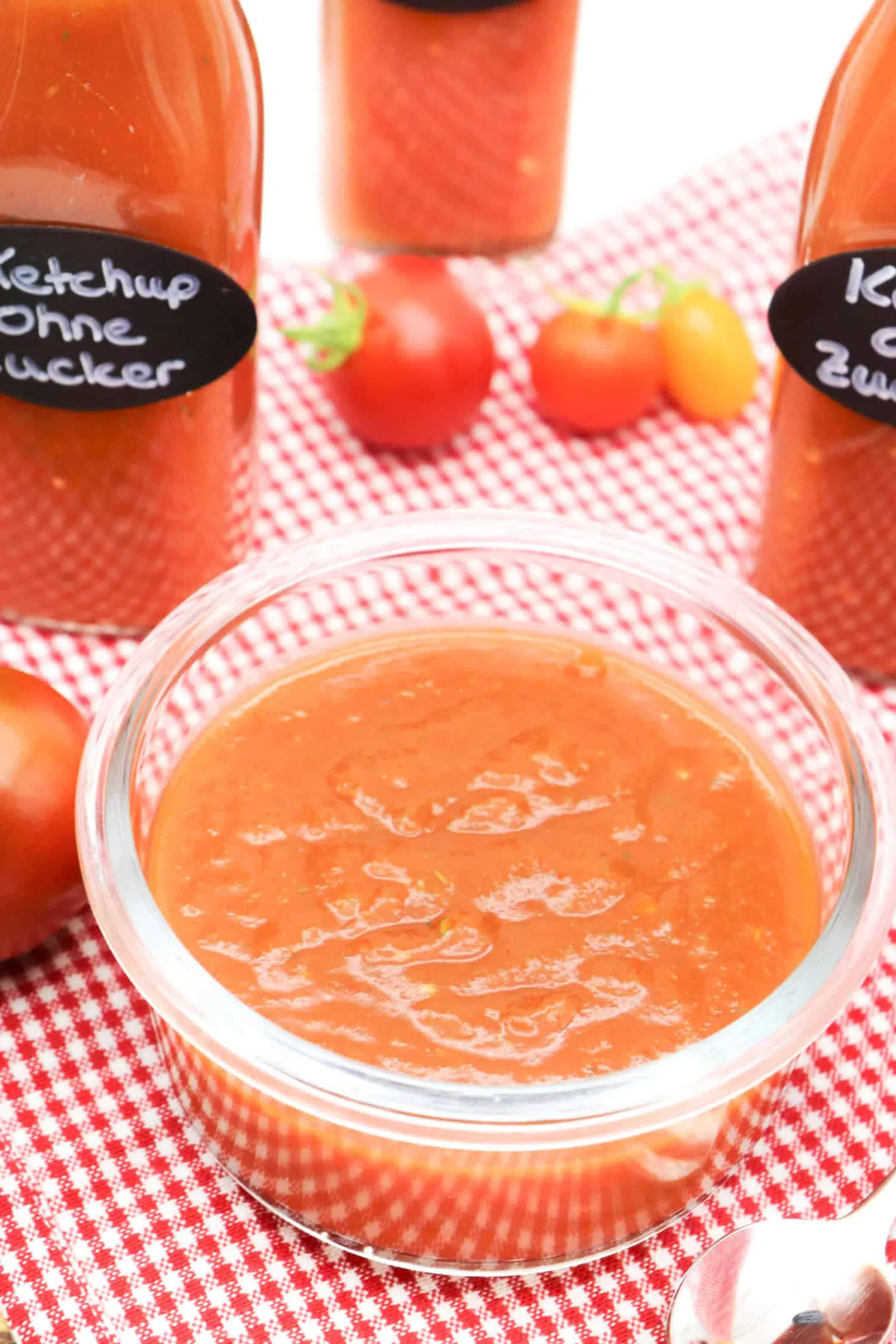 veganen Ketchup selber machen ohne Zucker Rezept